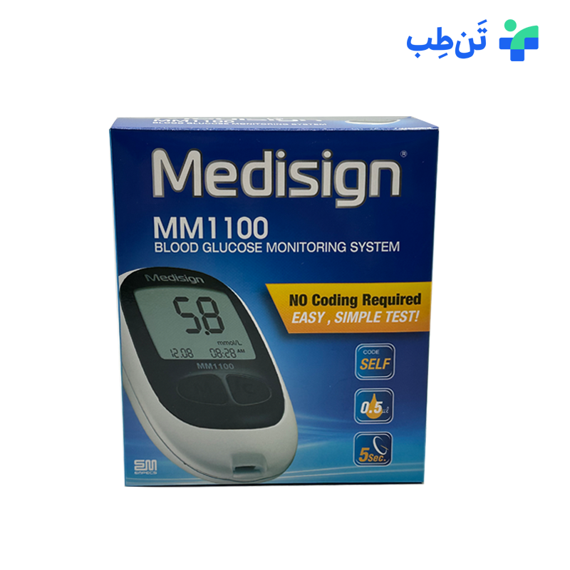دستگاه تست قند خون مدیساین مدل MM-1100