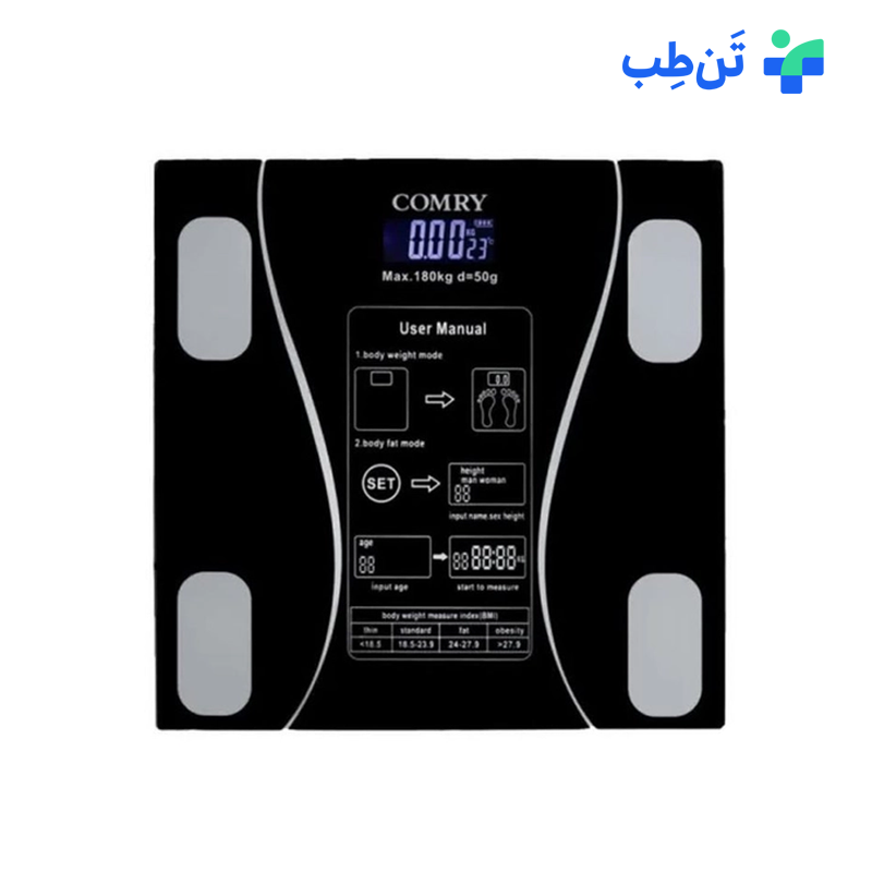 ترازو دیجیتال کمری مدل COMRY 01 ظرفیت 180 کیلوگرم