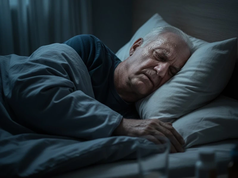 عرق سرد فرد مسن دارای قند خون پایین